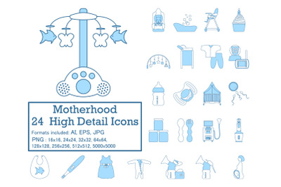 Motherhood Icon Set