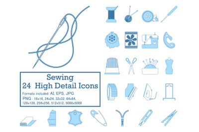 Sewing Icon Set