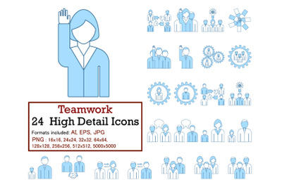 Teamwork Icon Set