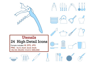 Utensils Icon Set