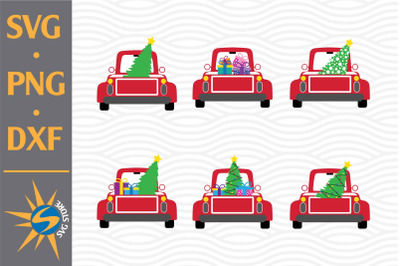 Christmas Truck SVG, PNG, DXF Digital Files Include