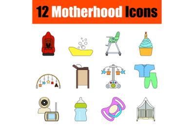 Motherhood Icon Set