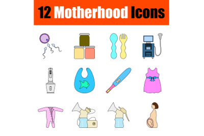 Motherhood Icon Set