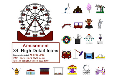 Amusement Icon Set