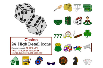 Casino Icon Set