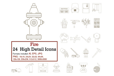 Fire Icon Set