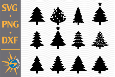 Christmas Tree SVG&2C; PNG&2C; DXF Digital Files Include