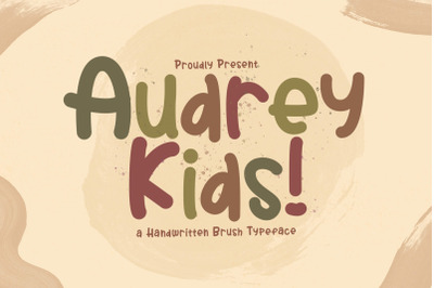 Audrey Kids - Playful Display Font