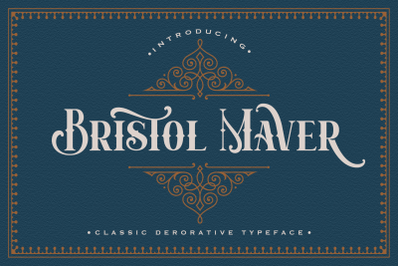 Bristol Maver - Decorative Font