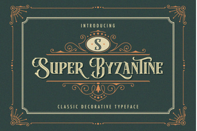 Super Byzantine - Decorative Font