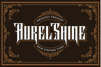 Aurel Shine - Blackletter Font