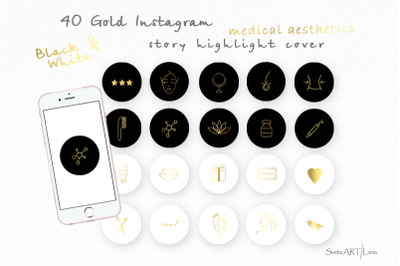 Instagram Medical Aesthetics story highlight icons