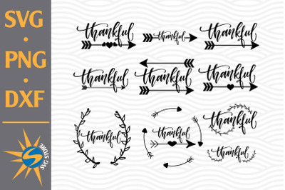 Thankful SVG, PNG, DXF Digital Files Include