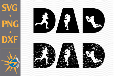 Dad Football SVG, PNG, DXF Digital Files Include