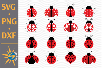 Lady Bug SVG, PNG, DXF Digital Files Include