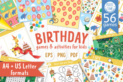 Birthday Games and Activities for kids