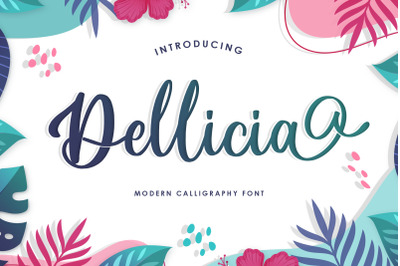 Dellicia Modern Calligraphy Font