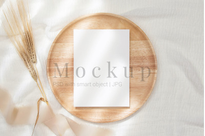 Stationery Mockup,Mockup Template,5x7 Card Mockup