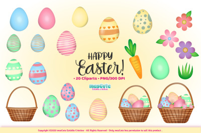 Easter clipart, Easter egg graphics &amp; illustrations