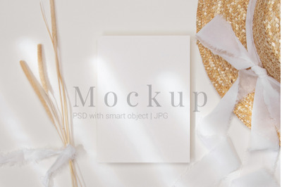 Smart Object Mockup,Greeting Card,Mockup