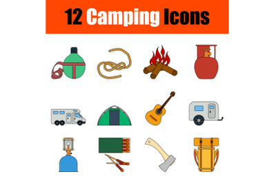 Camping Icon Set