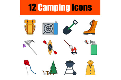 Camping Icon Set