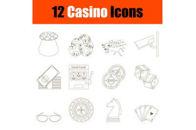 Casino Icon Set