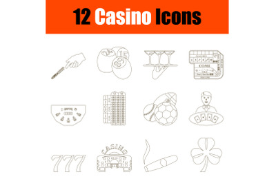 Casino Icon Set