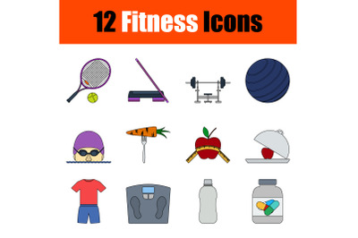 Fitness Icon Set