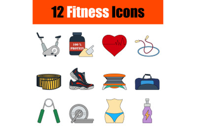 Fitness Icon Set