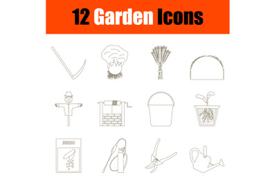 Garden Icon Set