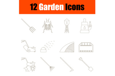 Garden Icon Set