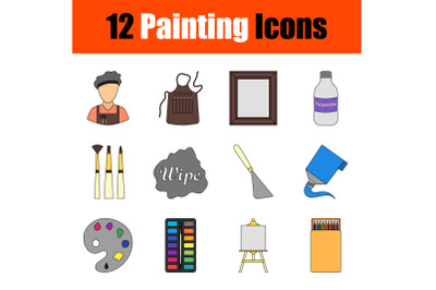 Painting Icon Set