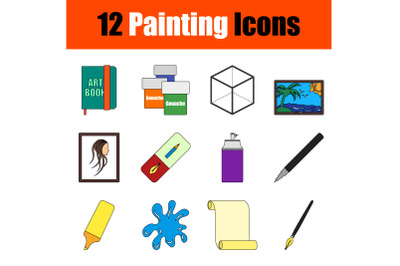 Painting Icon Set