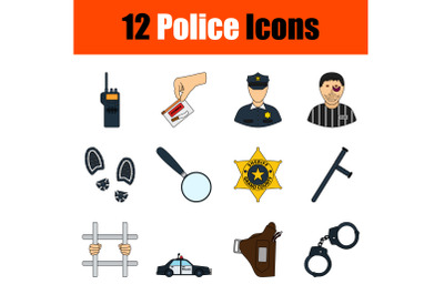 Police Icon Set