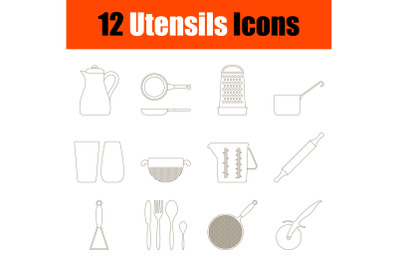 Utensils Icon Set