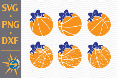 Bow Basketball SVG, PNG, DXF Digital Files Include