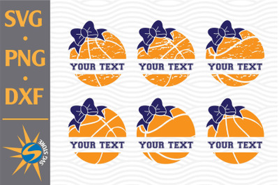 Split Basketball SVG, PNG, DXF Digital Files Include