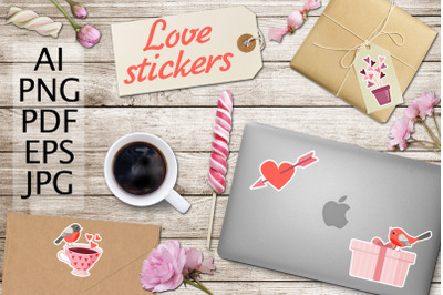 Love stickers