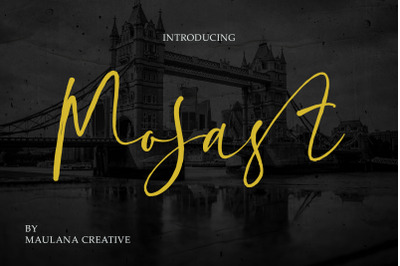 Mosast Modern Handwritten Font