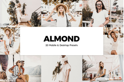20 Almond Lightroom Presets &amp; LUTs