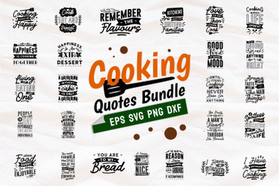Cooking and food SVG Bundle Quotes Craft collection