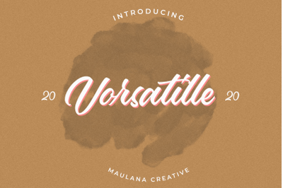 Vorsatille Modern Script Font