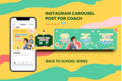 Back to school instagram carousel keynote template