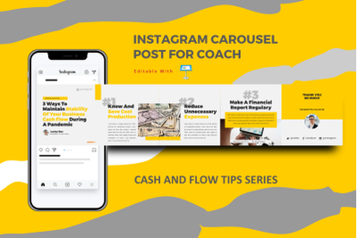 Money management instagram carousel keynote template