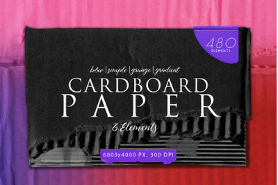 480 Various Cardboard Paper Textures Bundle