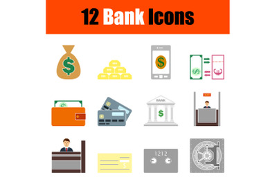 Bank Icon Set