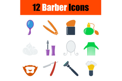 Barber Icon Set