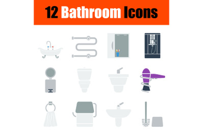 Bathroom Icon Set