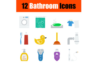 Bathroom Icon Set